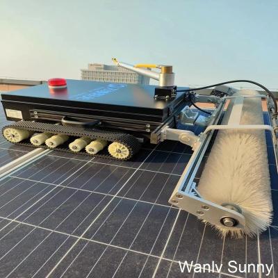 China Solar Panel Cleaning Brush for Crawler-Type Remote Control Washing Machine 1190*970*350mm for sale