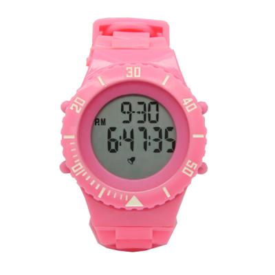 China Lovely Pink 10 Lap Heart Rate Monitor Watches Calories Burned TGHK-122P for sale