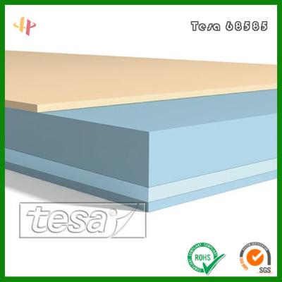 China Tesa68585 easy to rework tape,Tesa68585 PET tape with different viscosity on both sides for sale