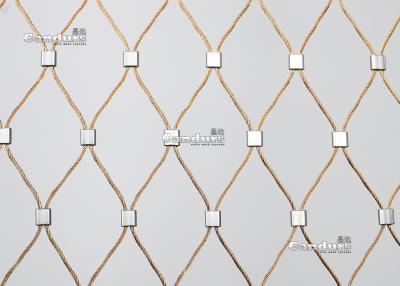 China 100% Install Flexible Stainless Steel Wire Cable Mesh by Candurs China for sale