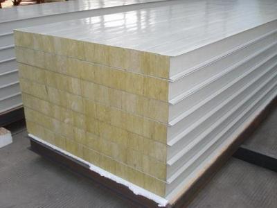 China Stainless Steel Fireproof Rockwool Sound Proof Panels for sale