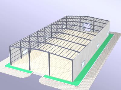 China Prefabricated Long Span Steel Structure Warehouse Building for sale