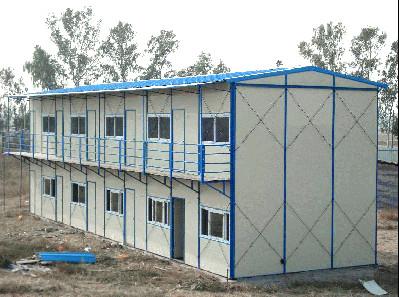 China Sandwich Panel K Type Labor Camp Modular Prefabricated House for sale