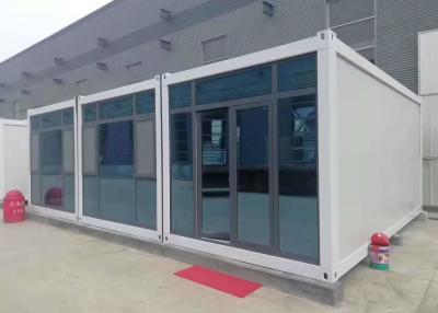 China Grey White Structure Customized Detachable Glass Wall Container for sale