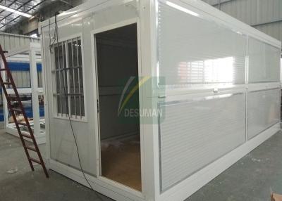 Китай Prefab шерстей утеса CE дом контейнера огнеупорного модульный складывая продается