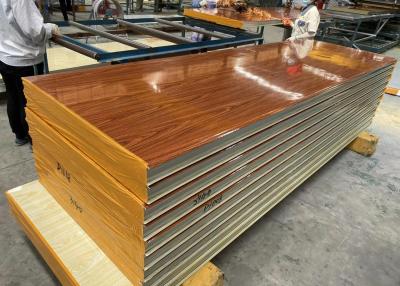 Chine La couleur en bois a isolé le panneau de cloison de séparation de mousse d'ENV à vendre