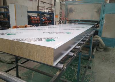 China High Density Furnace Insulated 150mm Rock Wool Sandwich Panel for sale