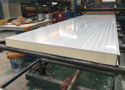 China 950mm Wide Zinc Coated Composite Partition PU Sandwich Panel for sale