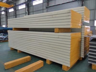 China Modular Insulated Wall Polyurethane PU Sandwich Panel for sale