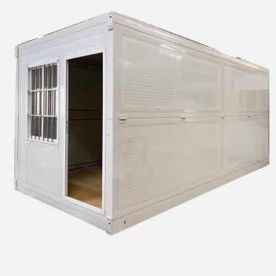 China Portable 20ft Container House Foldable Folding Container House 10units/40hq for sale