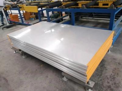 China Stainless Steel EPS Sandwich Panel For Food Shop Stainless Steel Sandwich Partition Wall Panel For Malaysia for sale