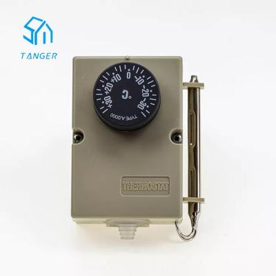 China Heating Capillary Type Thermostat In Refrigerator Freezer Adjustable Temperature for sale