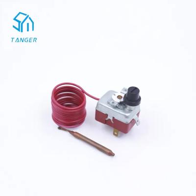 China Manual Reset Capillary Tube Thermostat Pipe 16A 250V for sale