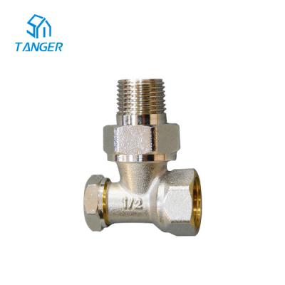 China Thermostatic Towel Radiator Lockshield Valve Rail Open Or Closed 10mm 15mm 8mm for sale