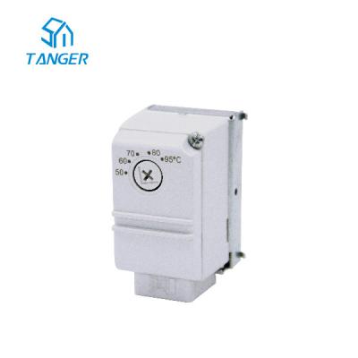 中国 Hot Water Boiler Cylinder Thermostat Pipe Stat Surface Mount For Plumbing Systems 販売のため