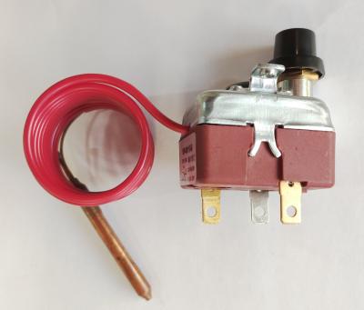 China Manual Reset Capillary Thermostats Sensor 1500mm 16a 250v for sale