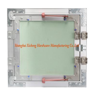 China Spring Open System Aluminum Access Panel , Red Hook  Drywall Ceiling Access Panel for sale
