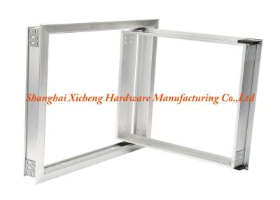 China Portilla de aluminio del acceso del color llano con el tablero de yeso del marco del rubor del aluminio Inaly en venta