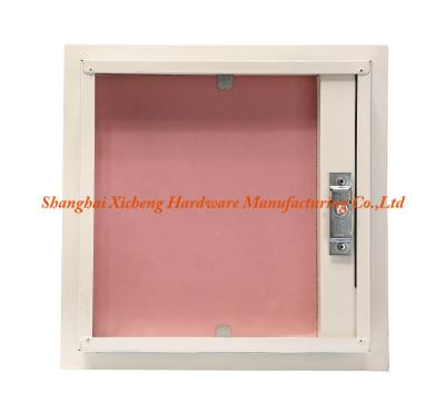 China Heavy Frame Steel Access Panel With Pink Plasterboard Drywall Accessories for sale
