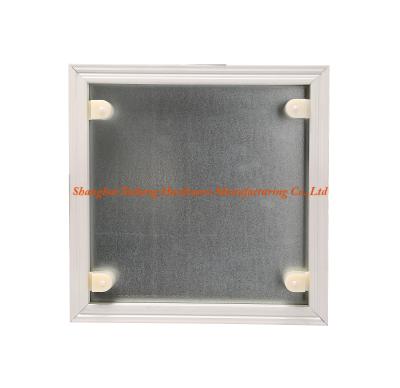 China Durable PVC Frame Drywall Access Panel Galvanized Steel Magnets Trapdoor for sale