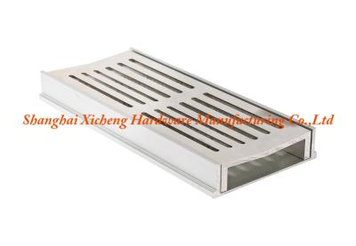 China Fully Elded Design Floor Drain Cover 1m Length For Public Walkways 1.2mm Thickness for sale