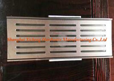 China Aguas residuales de aluminio rectangulares de la longitud de 3M del color del llano de la cubierta del dren de piso en venta