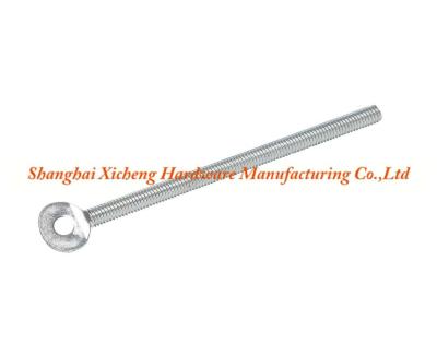 China Mild Steel Construction Parts , Galvanized Steel Eye Bolts / Screw for sale