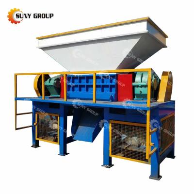 China Double Shaft Shredder Machine for Multifunctional Used Tire Shredding and Recycling for sale