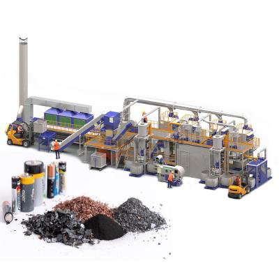 China Top- Scrap Lithium Ion Battery Recycling Line for Cobalt Lithium Graphite Mix Powder for sale