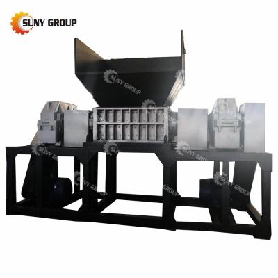 China Video Technical Support After Service Double Shaft Plastic Recycling Shredder Machine for sale