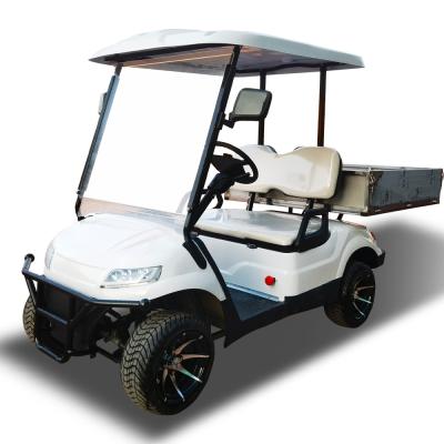Chine 2 Seat Cargo Golf Cart Club Car Carryall Lit à benne basculante électrique 35 mph à vendre