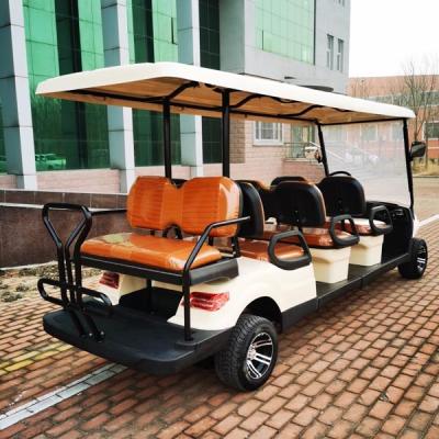 China Color personalizable 6 plazas New Energy Golf Cart Buggy Litio Plomo Ácido Opción de batería para Hotel Club Factory farm en venta