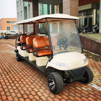 China Self Compensating 8 Passenger Golf Cart Electric Club Car 4kw Sightseeing Car for sale
