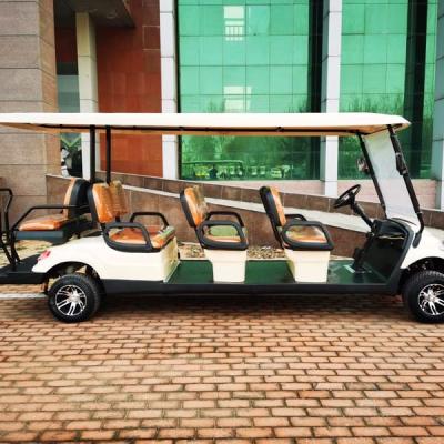 China Carrinho de golfe de 8 passageiros 30 mph Carrinhos legais de rua com faróis de LED à venda