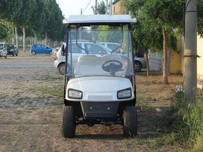 中国 白い 60V 30 Mph 電気 6 人乗りゴルフ カートの鉛蓄電池 ODM 販売のため