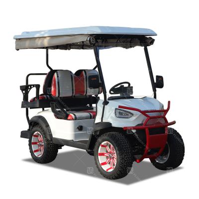China Lithium Ion EV Advanced Golf Cart 48 Volt Golf Buggy Custom for sale