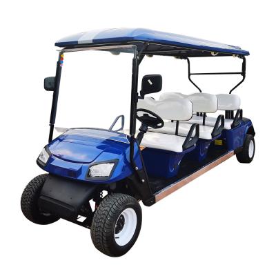 China Customization 6 Person Golf Cart Electric Golf Buggy With 3.5kw-6kw Motor Power for sale