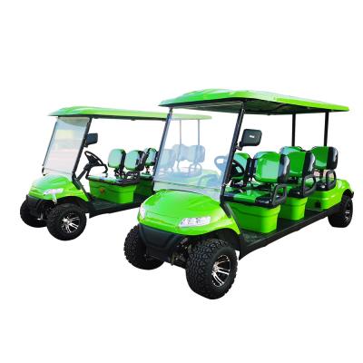 China 590K Utility 6 Seater Golf Cart Off Road Tires For Club Hotel for sale