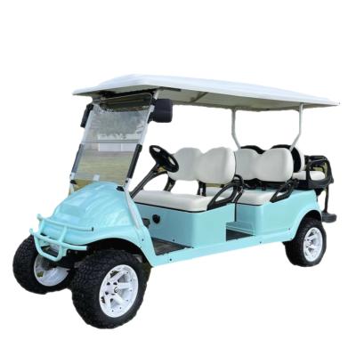 China 6 Passengers Electric Sightseeing Car Limo Style Golf Cart OEM for sale