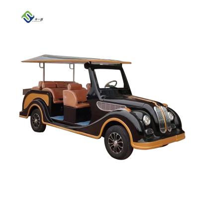 China NEV Electric Vintage Club Car 72 Volt 35 MPH elektrische golfkar Te koop