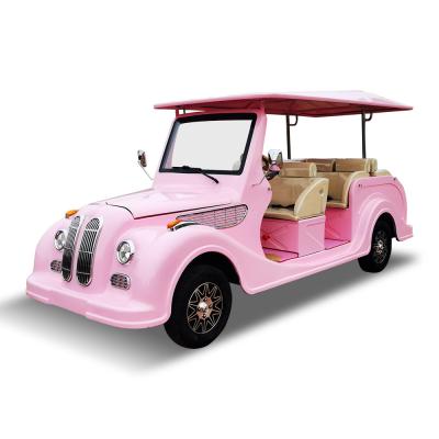 China 40 Mph Classic NEV 72V Golf Cart 6 Passengers With Curtis 1234 Controller for sale