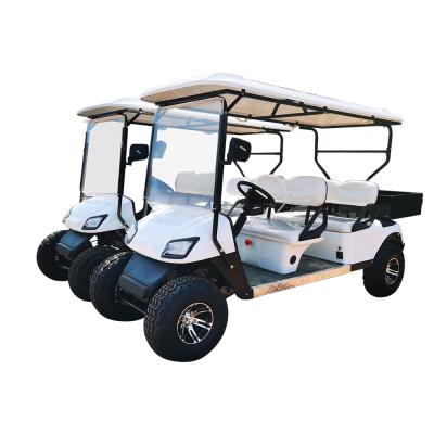 China White LSV EV Utility Cargo Golf Cart Vehicle 4 Seater For Farm Garden for sale