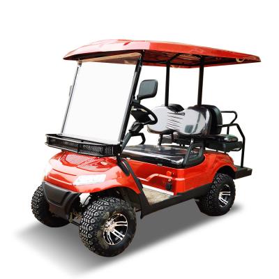 China New Energy Electric  4 Passenger Golf Cart With Lithium Battery for sale