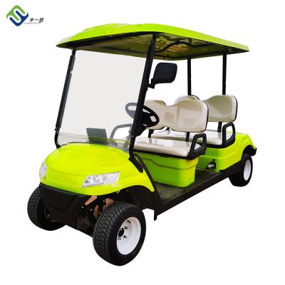 Chine Rue électrique de chariots de golf de Seater LSV d'ODM 4 juridique avec tous les pneus de terrain à vendre