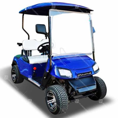 China ODM Mini Road Legal Golf Cart Bus 2 Passenger 60V New Energy Vehicle With Windshield for sale