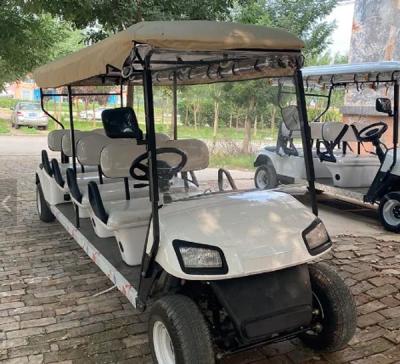 China NEV Elektrischer 10-Sitzer-Golfwagen Kustom mit Stauraum unter dem Sitz zu verkaufen