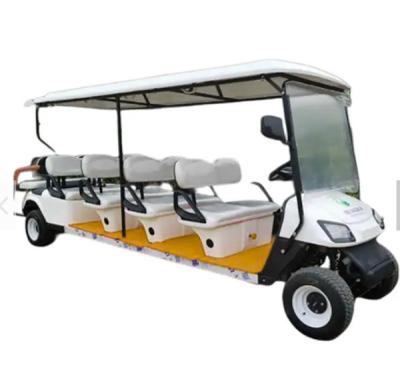 China Carrinho de golfe personalizado de 10 lugares elétrico de 72 volts 4x4 para passeios turísticos verdes e ecológicos à venda