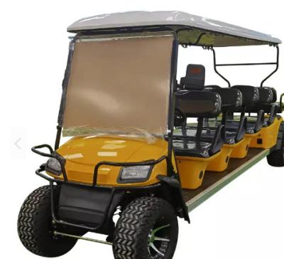 China Free ODM And OEM 30km/H 10 Seats Golf Cart Club Car 72 Volt For Resort Sightseeing for sale