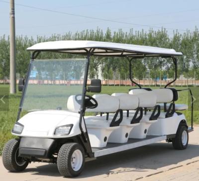中国 35mph 10 人の乗客ゴルフ カート 72V 100AH 電池カスタム構築された長い寿命 販売のため