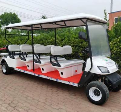 China 40mph Electric 10 Seater Golf Cart For Adults Scenic Sightseeing for sale